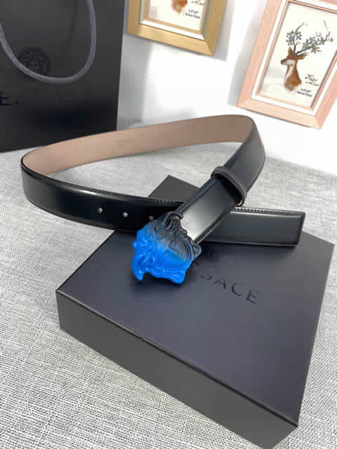 Replica Versace Fashion Top Quality Belts For Men Genuine Leather Belt Men Luxury Designer Strap Male Metal Belt 64