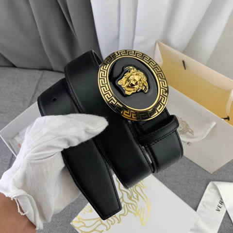 Replica Versace Fashion Top Quality Belts For Men Genuine Leather Belt Men Luxury Designer Strap Male Metal Belt 67