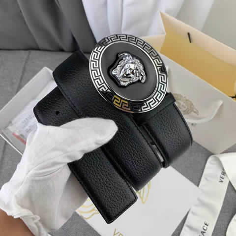 Replica Versace Fashion Top Quality Belts For Men Genuine Leather Belt Men Luxury Designer Strap Male Metal Belt 70