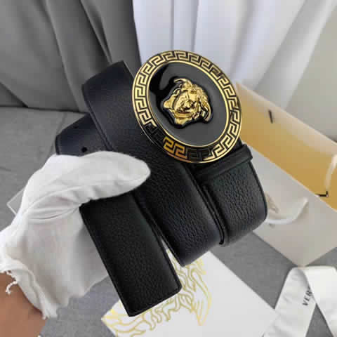 Replica Versace Fashion Top Quality Belts For Men Genuine Leather Belt Men Luxury Designer Strap Male Metal Belt 71