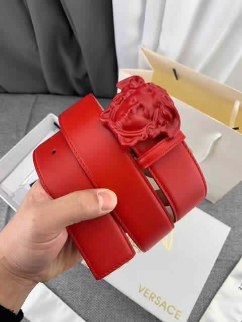 Replica Versace Fashion Top Quality Belts For Men Genuine Leather Belt Men Luxury Designer Strap Male Metal Belt 77