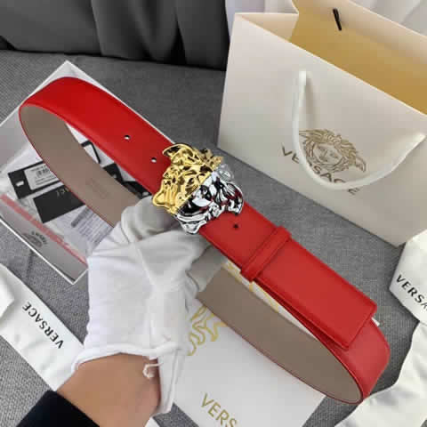 Replica Versace Fashion Top Quality Belts For Men Genuine Leather Belt Men Luxury Designer Strap Male Metal Belt 81