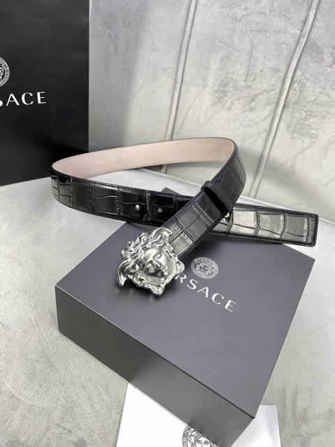 Replica Versace Fashion Top Quality Belts For Men Genuine Leather Belt Men Luxury Designer Strap Male Metal Belt 109