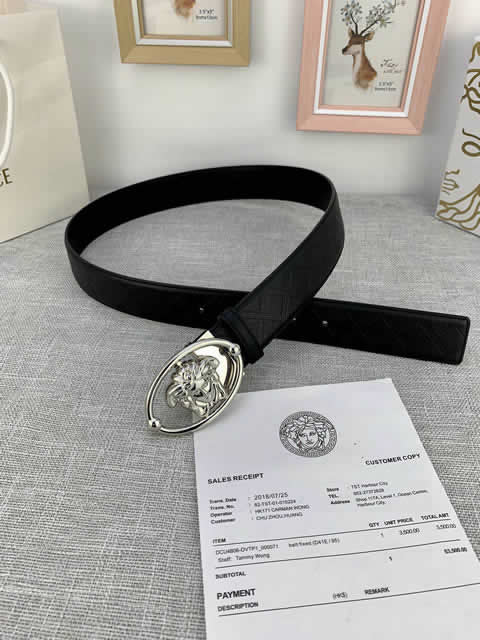 Replica Versace Fashion Top Quality Belts For Men Genuine Leather Belt Men Luxury Designer Strap Male Metal Belt 114