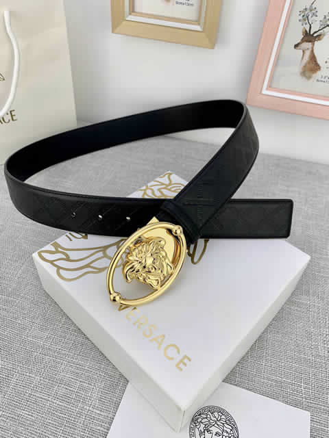 Replica Versace Fashion Top Quality Belts For Men Genuine Leather Belt Men Luxury Designer Strap Male Metal Belt 115