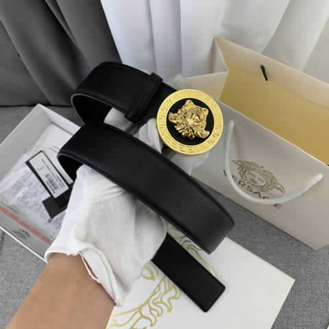 Replica Versace Fashion Top Quality Belts For Men Genuine Leather Belt Men Luxury Designer Strap Male Metal Belt 120