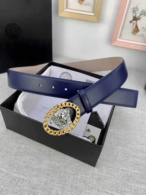 Replica Versace Fashion Top Quality Belts For Men Genuine Leather Belt Men Luxury Designer Strap Male Metal Belt 136