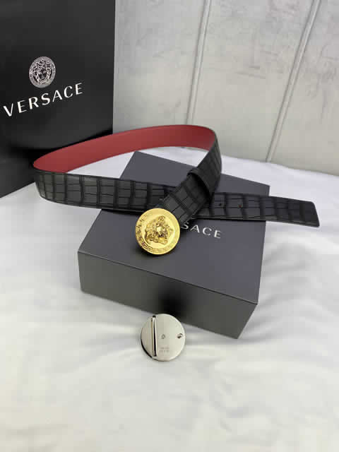 Replica Versace Fashion Top Quality Belts For Men Genuine Leather Belt Men Luxury Designer Strap Male Metal Belt 141