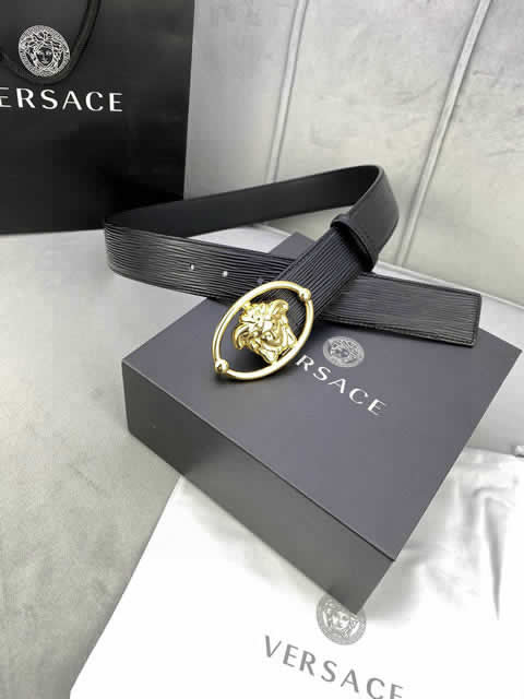 Replica Versace Fashion Top Quality Belts For Men Genuine Leather Belt Men Luxury Designer Strap Male Metal Belt 145