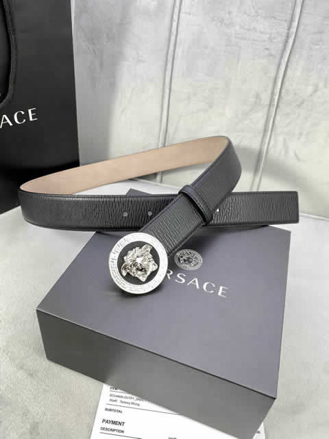 Replica Versace Fashion Top Quality Belts For Men Genuine Leather Belt Men Luxury Designer Strap Male Metal Belt 158