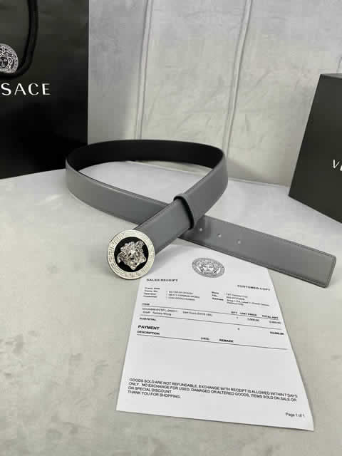 Replica Versace Fashion Top Quality Belts For Men Genuine Leather Belt Men Luxury Designer Strap Male Metal Belt 161