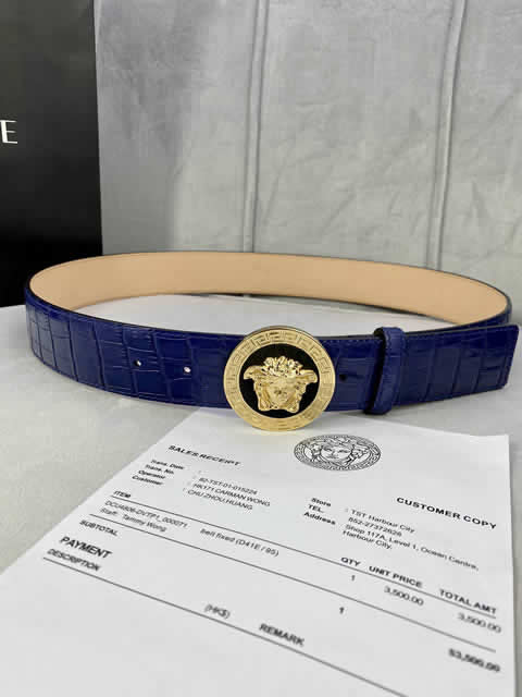 Replica Versace Fashion Top Quality Belts For Men Genuine Leather Belt Men Luxury Designer Strap Male Metal Belt 162