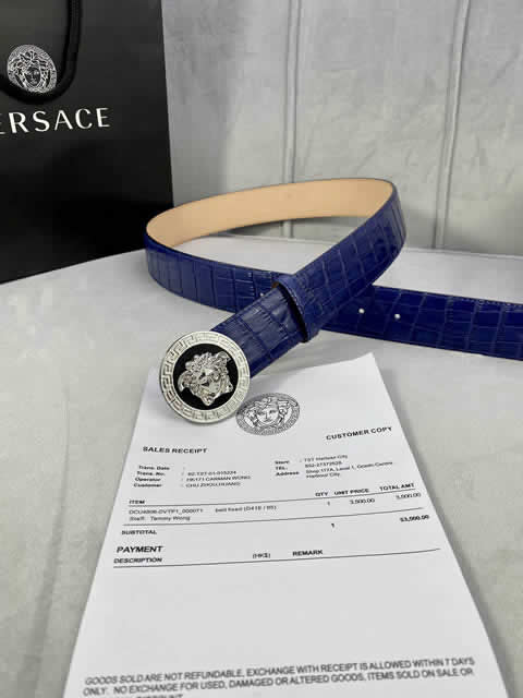 Replica Versace Fashion Top Quality Belts For Men Genuine Leather Belt Men Luxury Designer Strap Male Metal Belt 163