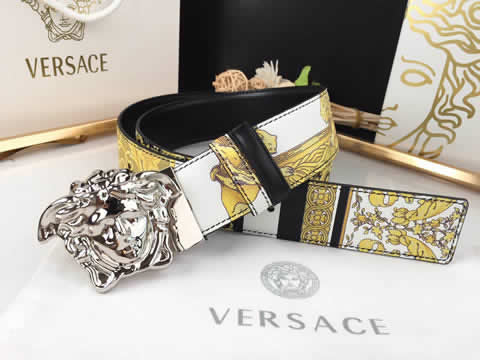 Replica Versace Fashion Top Quality Belts For Men Genuine Leather Belt Men Luxury Designer Strap Male Metal Belt 187