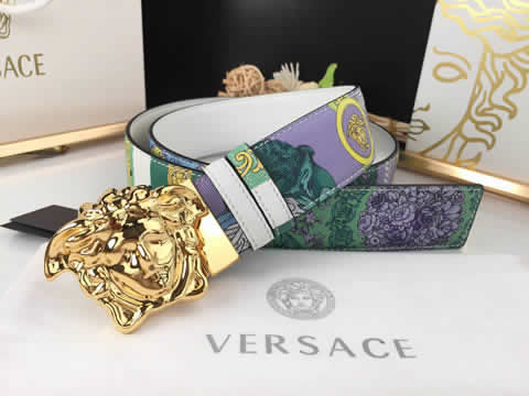 Replica Versace Fashion Top Quality Belts For Men Genuine Leather Belt Men Luxury Designer Strap Male Metal Belt 190