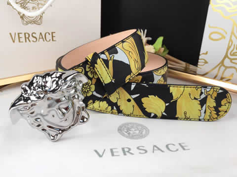 Replica Versace Fashion Top Quality Belts For Men Genuine Leather Belt Men Luxury Designer Strap Male Metal Belt 195