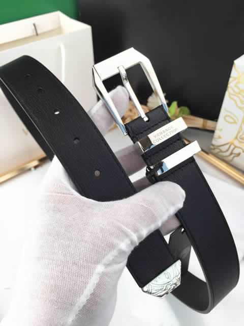 Replica Versace Fashion Top Quality Belts For Men Genuine Leather Belt Men Luxury Designer Strap Male Metal Belt 205