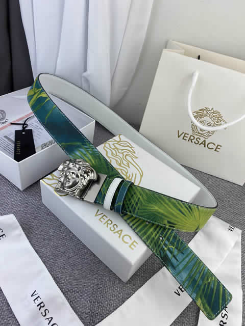 Fake Versace New Business Casual Belt Women Top Quality Genuine Leather Belts For Male Metal Buckle Women Fashion Luxury Belt 20