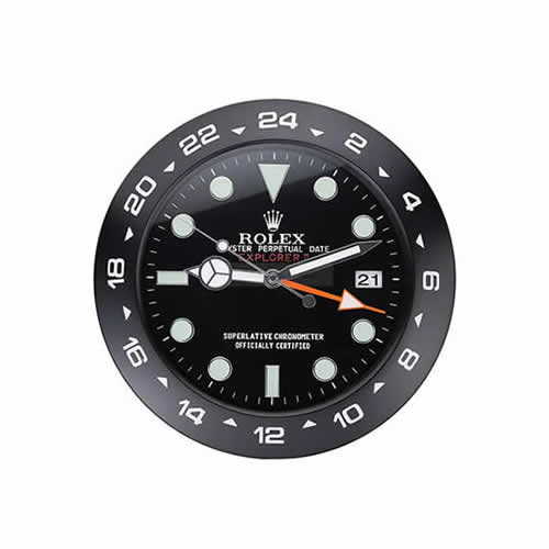 Rolex Explorer II Wall Clock Black  622477