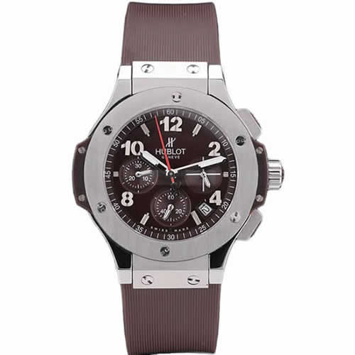 Hublot Big Bang Brown Strap White Dial Watch