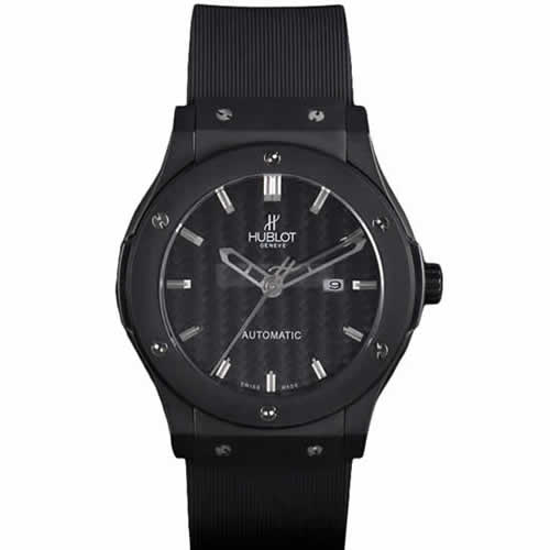 Hublot Big Bang Black Rubber Strap Black Checkered Dial 80193