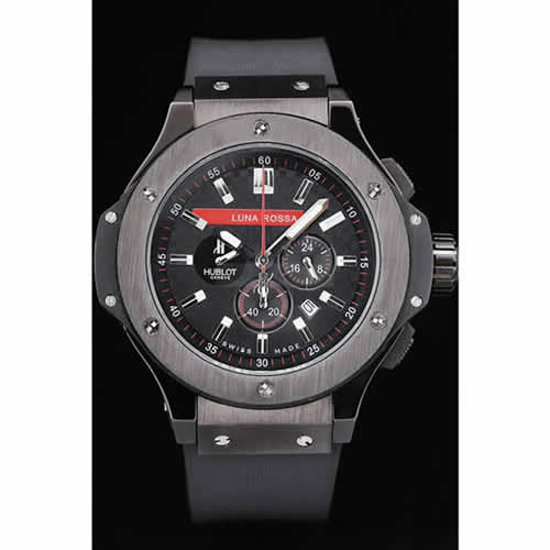 Hublot Limited Edition Luna Rosa Black Dial Watch