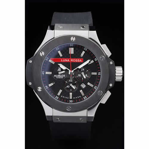 Hublot Limited Edition Luna Rosa Black Dial Watch