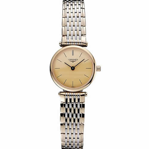 Longines La Grande Classique Two Tone Band Champagne Dial Femme  622096