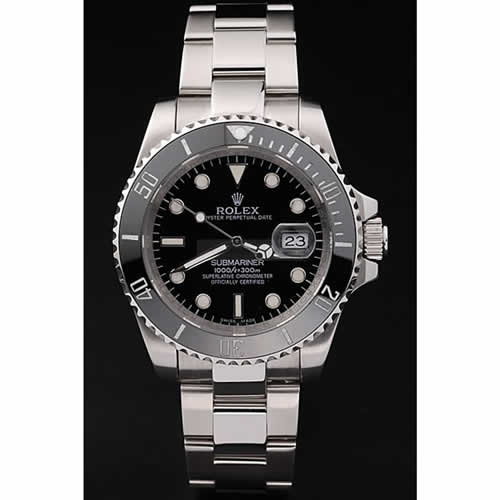 Rolex Submariner Black Ceramic Bezel Black Dial 98235