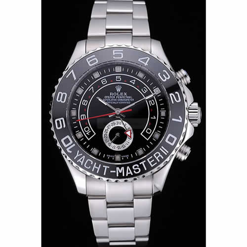 Rolex Yacht - Master II Black Dial Stainless Steel Bracelet  622541