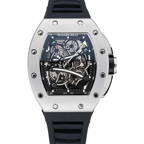 Richard Mille RM 61-01 Yohan Blake Limited Edition Silver  Case Black Bracelet 1454204