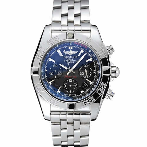 Swiss Breitling Certifie Stainless Steel Bezel Grey Dial 80287