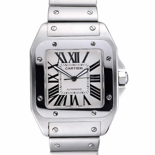 Swiss Cartier Santos Galbee Stainless Steel  622063