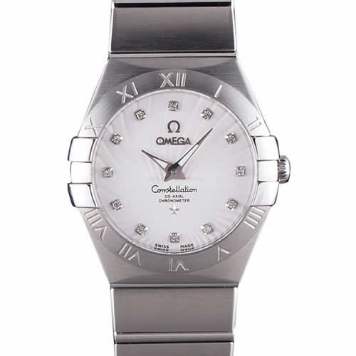 Omega Constellation White Dial Stainless Steel Band  621457