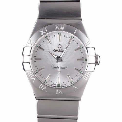Omega Constellation Grey Dial Stainless Steel Band  621458