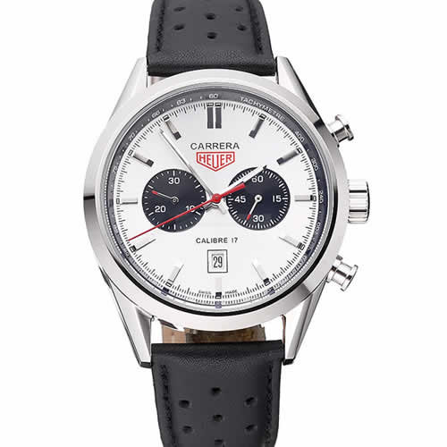 Tag Heuer Carrera Calibre 17 White Dial  622067